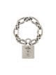 Shop silver Balenciaga B lock chain bracelet with Express Delivery - Farfetch