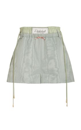 Greenhouse Celadon Shorts By Wiederhoeft | Moda Operandi
