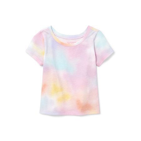 The Childrens Place - Short Sleeve Printed Top (Baby Girls & Toddler Girls) - Walmart.com