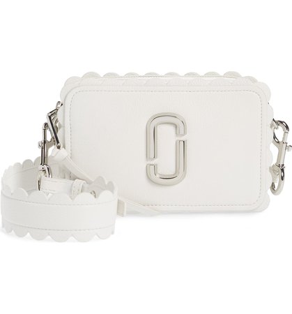 The Marc Jacobs The Softshot 21 Scalloped Leather Crossbody Bag | Nordstrom