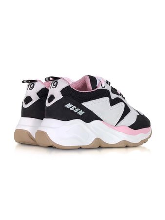 msgm (black&pink) attack sneakers