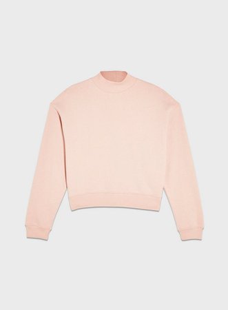 Pink Long Sleeve Funnel Neck Sweatshirt | Miss Selfridge