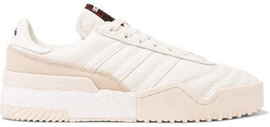 By Alexander Wang - Bball Soccer Leather And Suede Sneakers - White