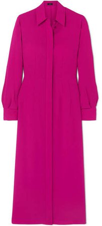 Turner Ribbed Silk Dress - Pink