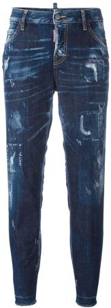 Cool Girl bleached effect jeans