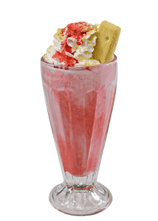 *clipped by @luci-her* Strawberry Shortbread Cake Shake