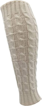Amazon.com: Leg Warmers for Women, 6 Pairs Knee High Cable Knit Warm Thermal Acrylic Winter Sleeve: Clothing