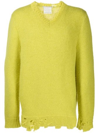 Stella McCartney distressed detail sweater £687 - Shop Online. Same Day Delivery in London
