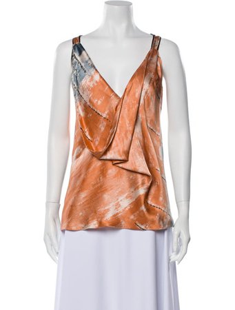 Robert Rodriguez Silk Printed Blouse - Clothing - WRR47373 | The RealReal