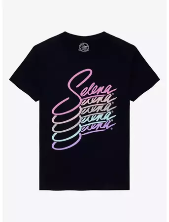 Selena Repeat Logo T-Shirt - ootheday.