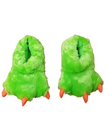Lime Green animal slippers
