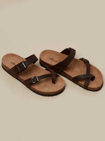 Altar'd State Bork Sandals - Brown - Footwear