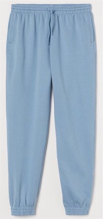 light blue sweatpants