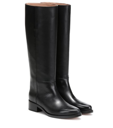 Legres - Knee-high leather riding boots | Mytheresa
