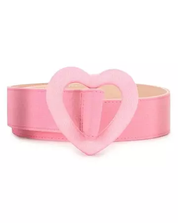 Paule Ka Heart Shape-buckle Belt in Pink | Lyst