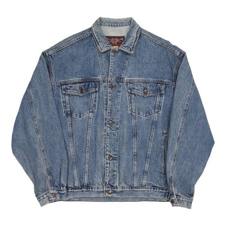 Vintage Levis Denim Jacket - Large Blue Cotton