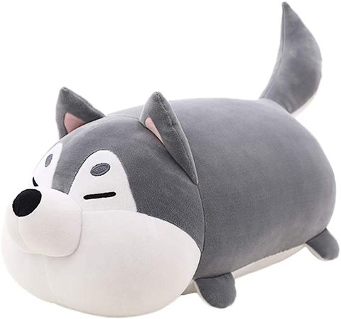 Cute Plush Husky Dog, Plush Stuffed Animal Doll Toy Puppy Hugging Pillow Best Gift for Christmas, Thanksgiving, Birthday (15"), Pillows - Amazon Canada