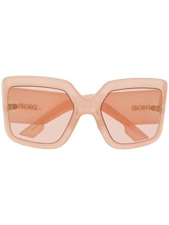 Dior Eyewear Oversized Frame Sunglasses - Farfetch