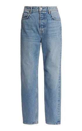 Devon Rigid High-Rise Straight-Leg Jeans by GRLFRND Denim | Moda Operandi