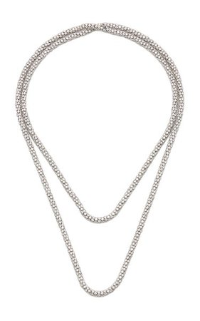 Rope £220,000 18k White Gold Diamond Necklace By Sidney Garber | Moda Operandi
