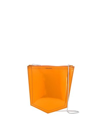 Orange Mm6 Maison Margiela Metallic Crossbody Bag | Farfetch.com
