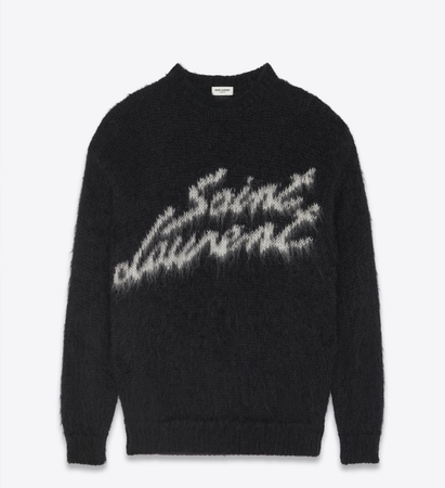 black Saint Laurent sweater
