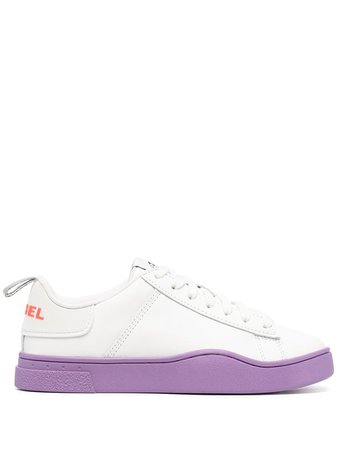 Diesel S-Clever Contrasting Sole Sneakers - Farfetch