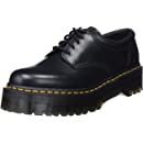 Amazon.com | Dr. Martens Unisex 1461 Quad Leather Platform Shoes, Black Patent Lamper, 14 US Women/13 US Men | Oxfords