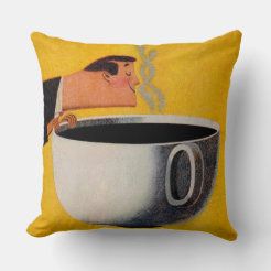 Coffee Decorative & Throw Pillows | Zazzle
