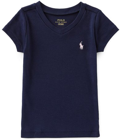 Polo Ralph Lauren Childrenswear Little Girls 2T-6X Short-Sleeve Tee | Dillard's