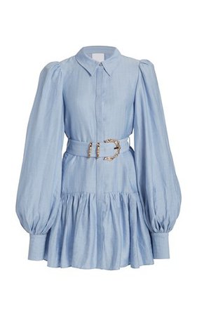 Hanbury Belted Cotton-Blend Belted Mini Trench Dress by Acler | Moda Operandi