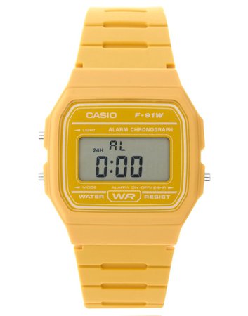 retro yellow watch