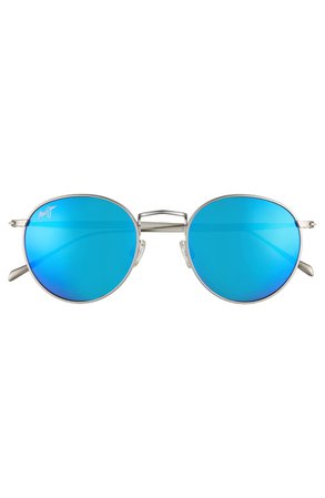Maui Jim Nautilus 50mm PolarizedPlus2® Round Sunglasses