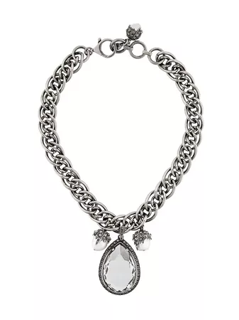 Alexander McQueen Jewelled Necklace - Farfetch