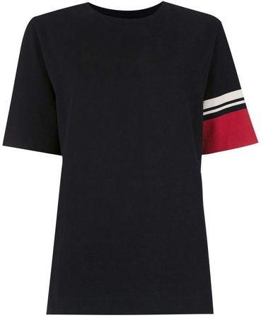 t-shirt with stripe details