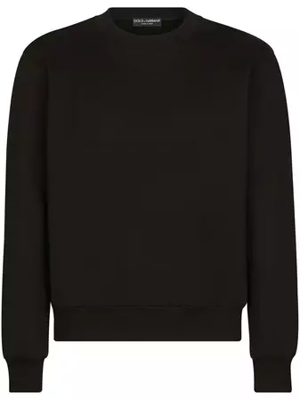 Dolce & Gabbana logo-embossed Crew Neck Sweatshirt
