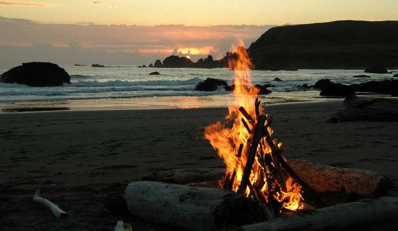 beach bonfire - Google Search