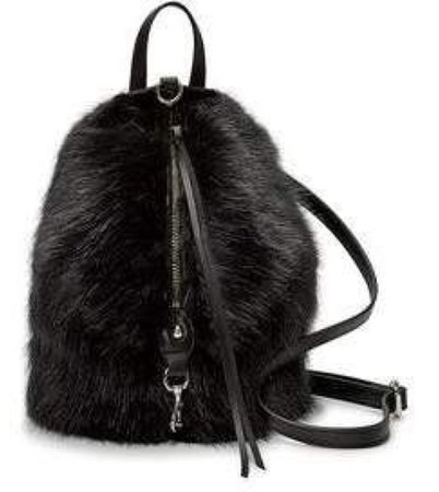 Fur backpack