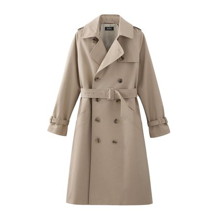Greta trench - Italian cotton - Waterproof coat - A.P.C. Ready-to-Wear