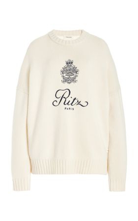 X Ritz Paris Cashmere Sweater By Frame | Moda Operandi