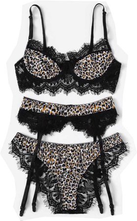leopard lingerie