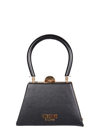Moschino Leather Bag With Chain