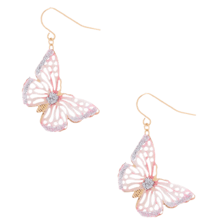 Butterfly Pink Earrings