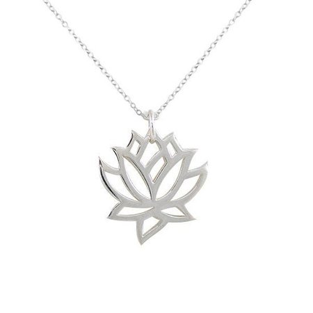 yoga lotus necklace - Google Search