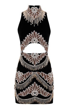 Cutout Knit Mini Dress by Raisa Vanessa | Moda Operandi