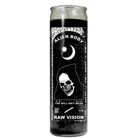 RAW VISION BLACK CANDLE – Alien Body