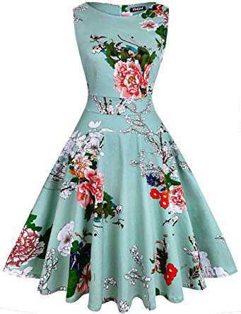 floral vintage dress