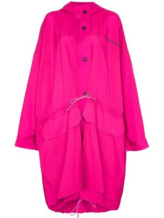 HOUSE OF HOLLAND oversized hooded raincoat $737 - Buy Online SS19 - Quick Shipping, Price