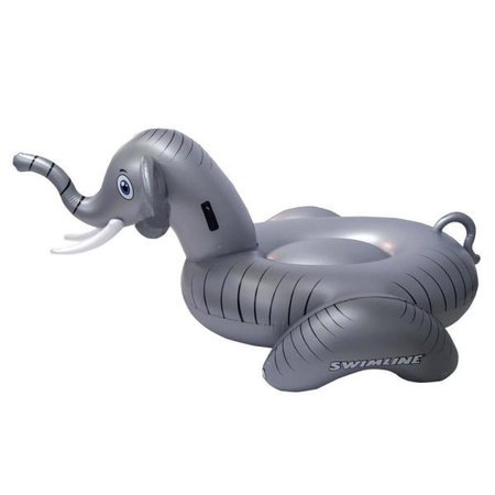 Swimline Swimline 73 in. Elephant Inflatable Ride On Swimming Pool Float Lounger-90711 - The Home Depot