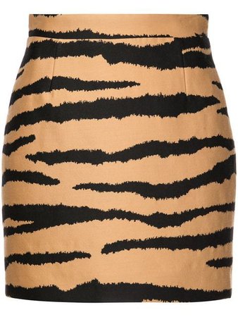 Proenza Schouler Tiger Jacquard Mini Skirt - Farfetch